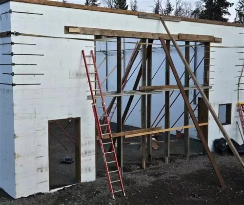 What is insulated concrete forms(ICF) block system?